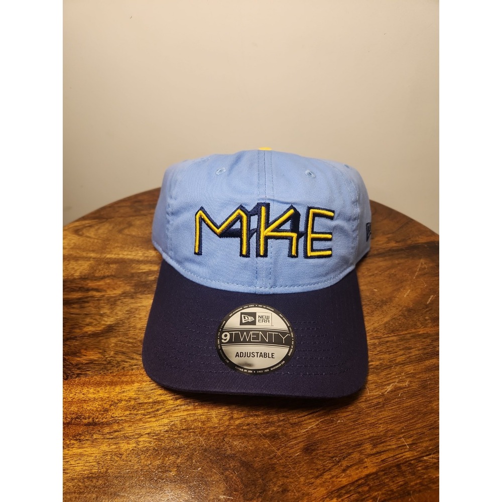 Milwaukee Brewers New Era 2022 City Connect 9TWENTY Adjustable Hat Powder Blue